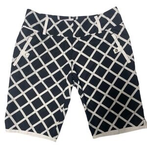 Adidas Golf Black White Bermuda Short Women's 10